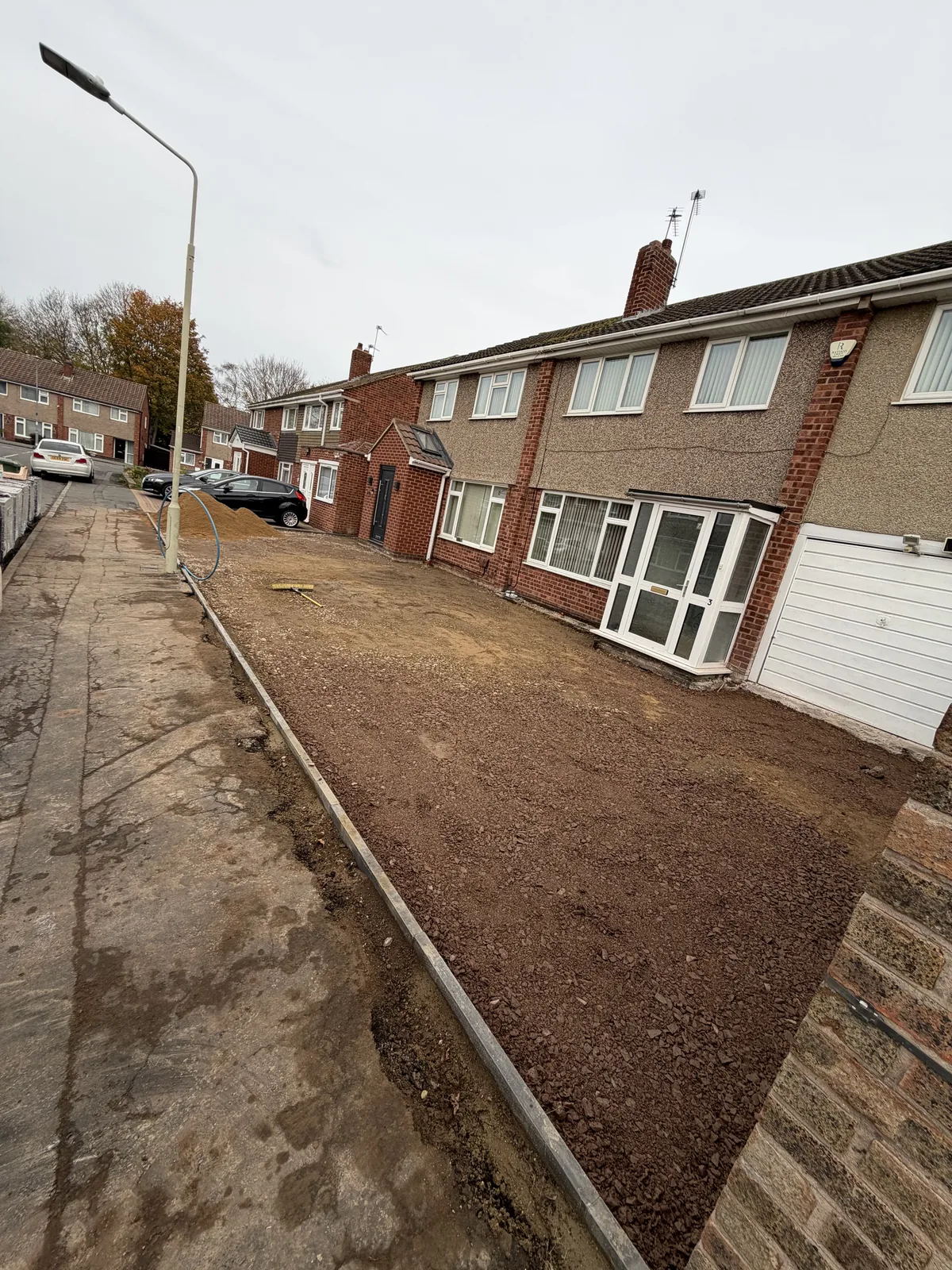 Front garden and driveway before the transformation